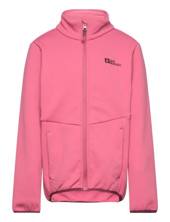 Actamic Fz Midlayer K Outerwear Fleece Outerwear Fleece Jackets Rosa Jack Wolfskin*Betinget Tilbud