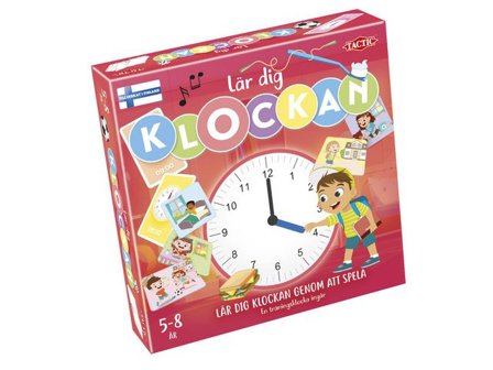 TACTIC Spel Lär dig Klockan från 5år - Lyreco - Skola och förskola - Lekmaterial - Spel - Från 5 - 6 år