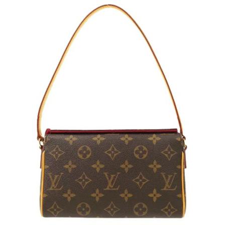 Louis Vuitton Vintage, Pre-owned Canvas louis-vuitton-bags Bruin, Dames, Maat:ONE Size