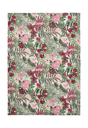 Åhléns Home Kökshandduk FLORETTE 50x70 cm Kökstextil Grön ONESIZE