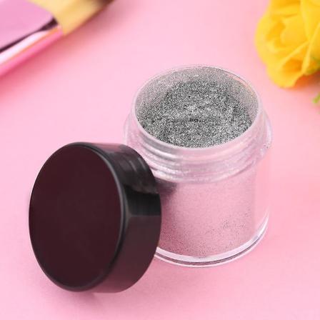 1 Ask 10g Spegelglitterpulver Nagelsmycke Krom Manikyr