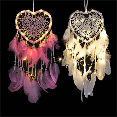 2 kpl unelmaverkko Unelmaverkko Valkoinen ja vaaleanpunainen Unelmaverkko Unelma