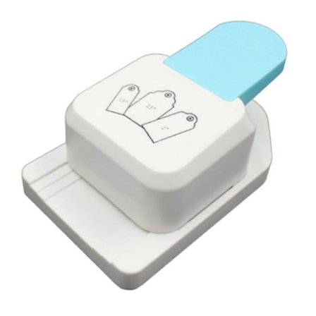 DIY Tag Puncher Bokmerke ABS Puncher Gavemerke Papir Puncher Papir Punch Verktøy Manuelt Verktøy