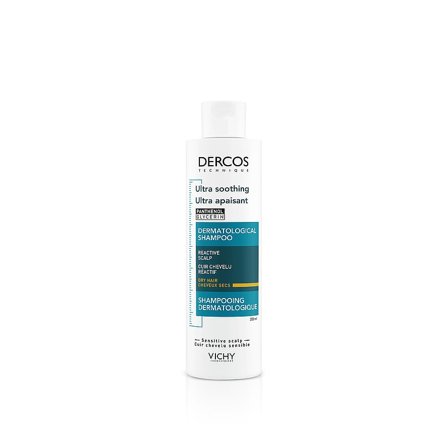 Vichy Dercos Ultra Soothing Shampoo (Blå) til Tørt Hår 200 ml, Hår, Skælshampoo