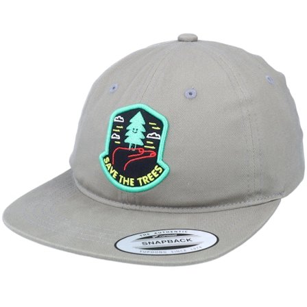 Picture - Soft Cap Dusty Olive Strapback Snapback Green Cap - @ Hatstore