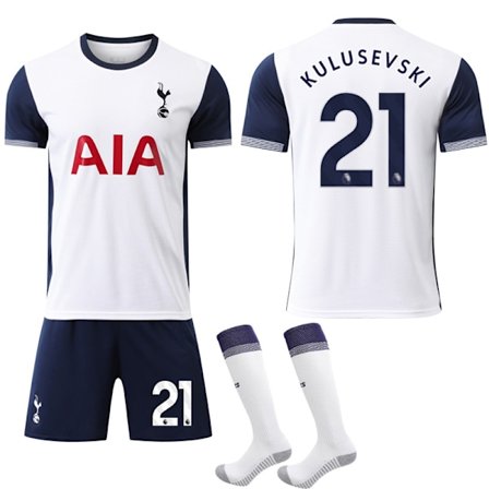 2024-25 Tottenham Hotspur Hemmafotbollströja NR. 21 NO.21 med strumpor