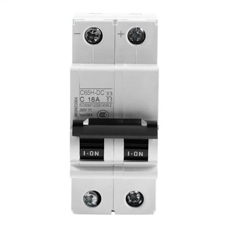 250V DC 2P Lågspännings luft miniatyrkretsbrytare solenergi strömbrytare 16A/63A(16A)