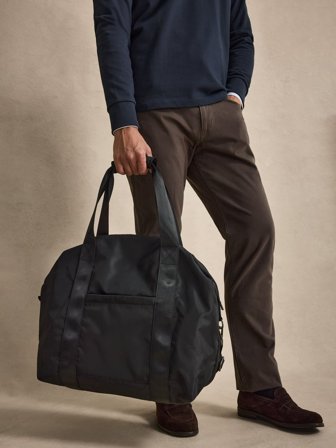 John Henric Men's Schwarze Weekender Size Onesize