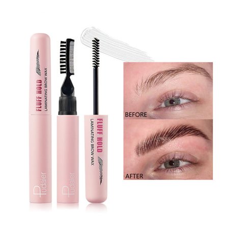 Klar øyenbrynsgele, vanntett og svettebestandig øyenbrynsreparasjonsvæske for styling av bryn