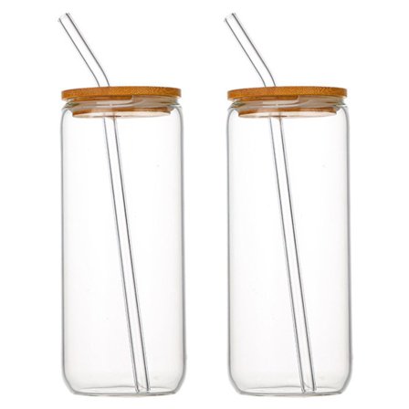 500 ml Borosilikatglas Genanvendelig Transparent Iskaffe