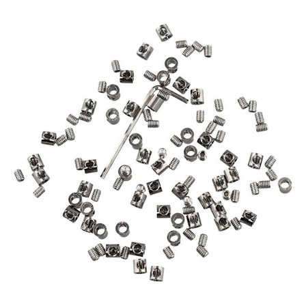 50 stk. 3 mm vaierklemme for kabelfesteklips