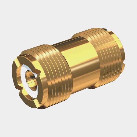 Connecteur de jonction plaqué or Shakespeare, pour PL259