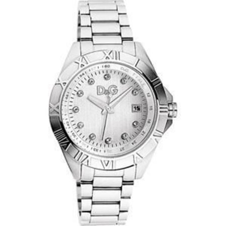 Damklocka - Dolce Gabbana - DW0765 - Kvarts - Vitt läder - 3 ATM vattentät