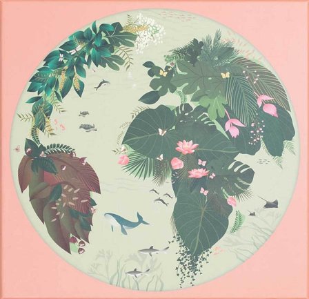 ViSSEVASSE Rundt Puslespil 'I Love Mother Earth' 500 Brikker, Tøj & Bolig, Tøj & Bolig, Spil & Underholdning