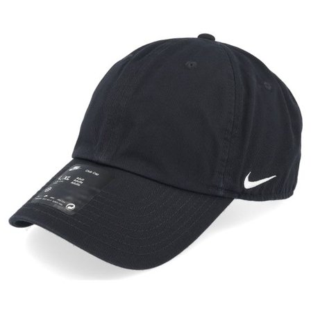 Nike - Svart unconstructed Keps - Club Cap Black Dad Cap @ Hatstore