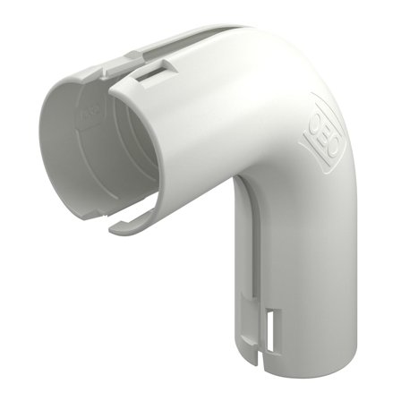 Obo Bettermann 2154068 Rørbøy 90°, ugjenget, plast M32, Installasjonsmaterial