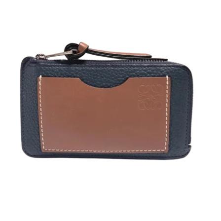 Loewe Pre-owned, Pre-owned Leather wallets Blauw, Dames, Maat:ONE Size,Ritsen