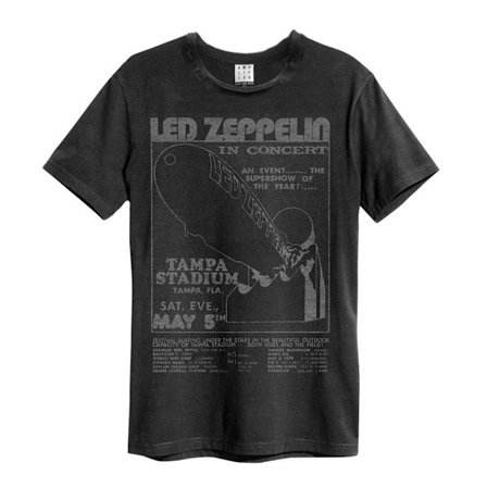 Amplified Unisex Adult Tampa Stadium Led Zeppelin T-Shirt XS Ch