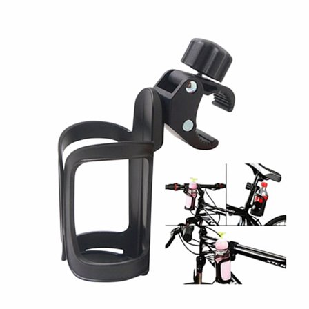 Universell 360° Roterande Dryckeshållare för Cykel, Barnvagn, Rollator, Rullstol, Scooter, Vagn, Motorcykel - Barn & Vuxna, 1-pack