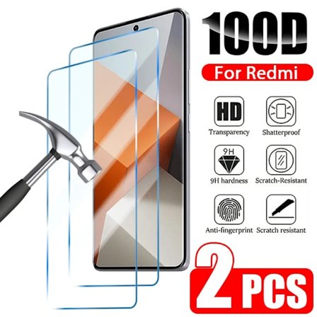 2PCS Sceeen Protector För Redmi Note 11 Pro Härdat Glas