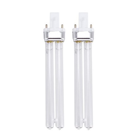 2 st 11W Ultraviolett UV Desinfektionslampa UV Steriliseringslampor för Sterilisator Fisktank