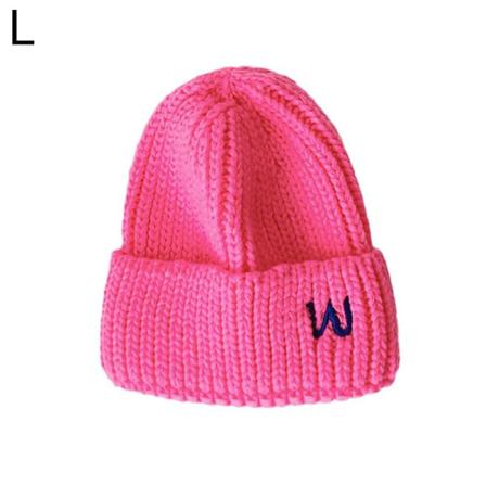 Hfqf Stickad Vintermössa, Letter Soft Tjock Varm Stickad Beanies,