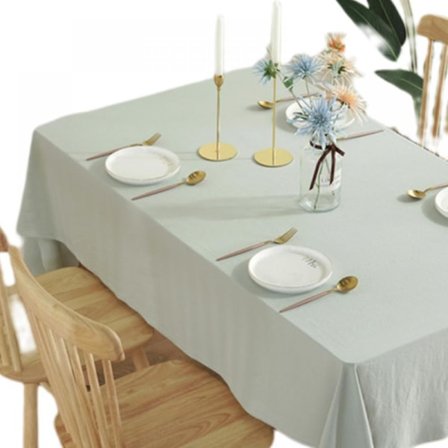 Tableclothhomes Enfärgad Bomullsduk i Canvas för Höstdekoration, Halloween Julhelger, 100% Bomull, Rektangulär, Tvättbar bordsduk