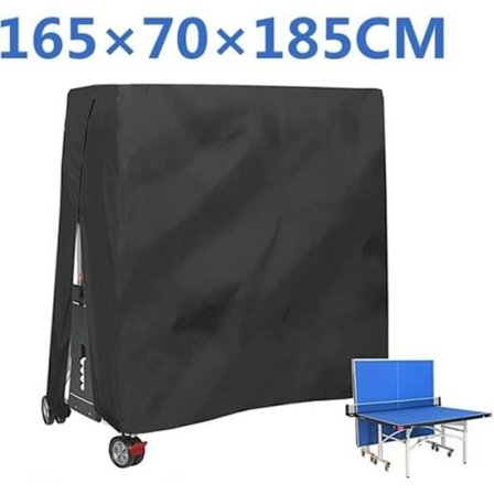 Bord til husholdningsbrug, bordtennisbord, bordtennisbord, Oxford 210D bordtennisbord - 165x70x185cm - sort