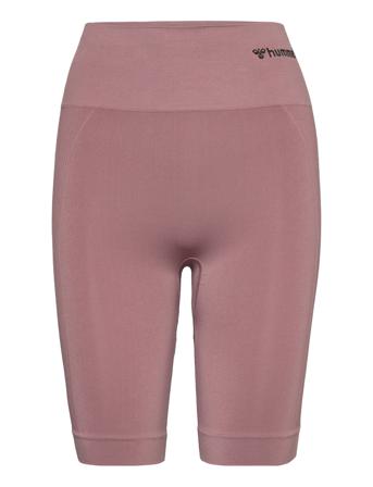 Hmltif Seamless Cyling Shorts Running/training Tights Vaaleanpunainen Hummel