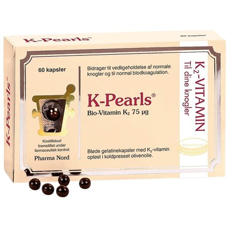 Pharma Nord K-Pearls 60 kaps., Helse & Madvarer, Vitaminer, K-vitamin