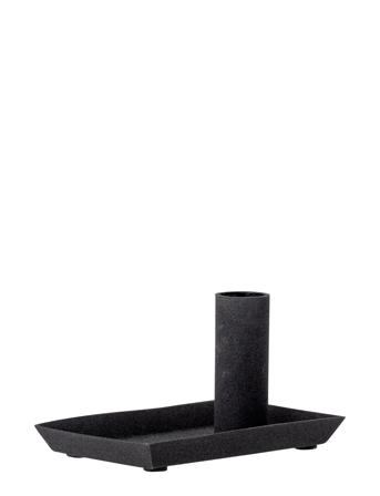 Joha Candlestick Home Decoration Candlesticks & Tealight Holders Candlesticks Svart Bloomingville*Betinget Tilbud