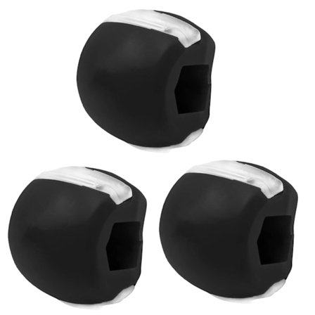 Kæbetræner Jawline-motionist for tydeligere ansigtskonturer 3-pak