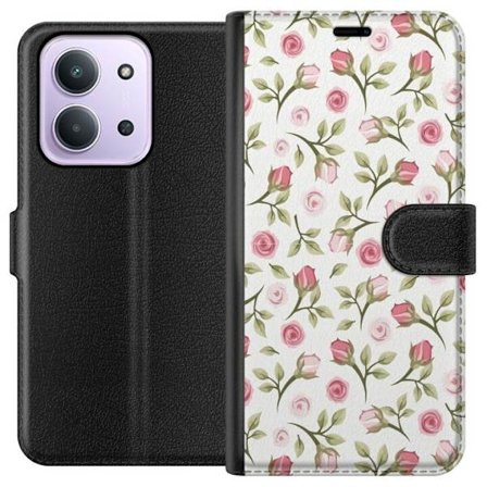 Plånboksfodral till Xiaomi Redmi 15C med Blommigt