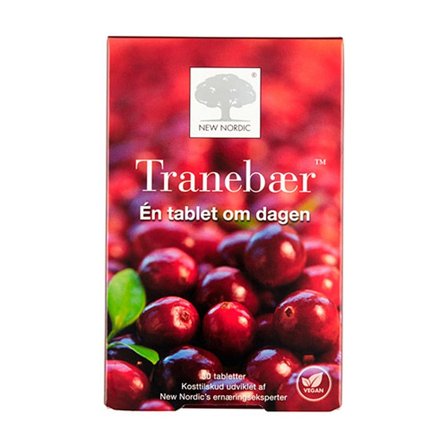 New Nordic Tranebærpillen, Helse & Madvarer, Ingredienser, Tranebær