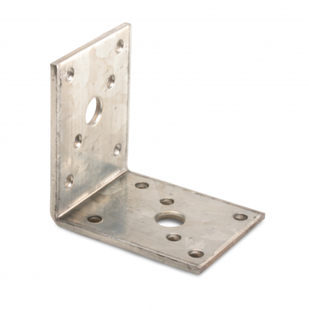 Heco 792505035260 Vinkelbeslag varmgalvanisert 2,5 x 50 x 50 x 35 mm, Beslag