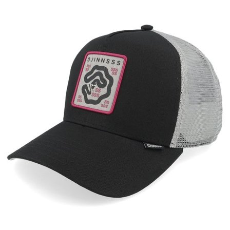 Djinns - Svart trucker Keps - Hft Cap Djinnsss Black/Grey A-Frame Trucker @ Hatstore