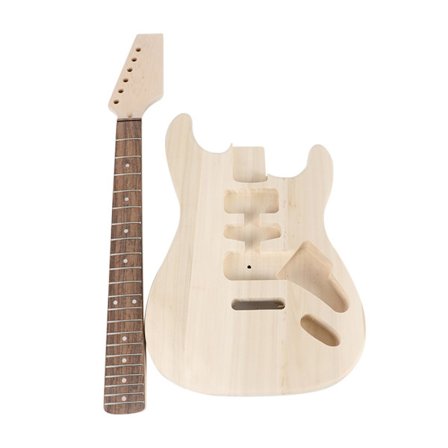 Professionelt DIY guitarsamlesæt til voksne med dobbelte pickupper inkluderet