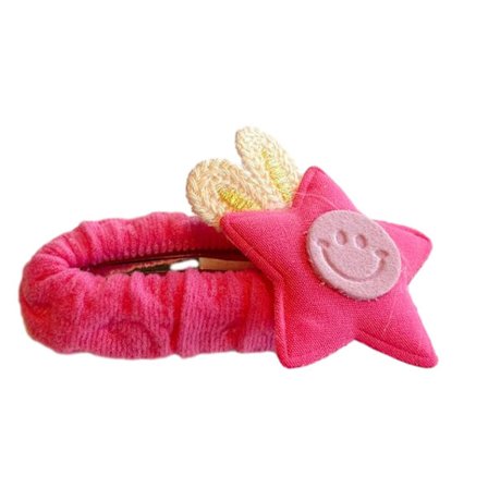 2 st fluffiga söta clips för lugg, BB-clips hårtillbehör