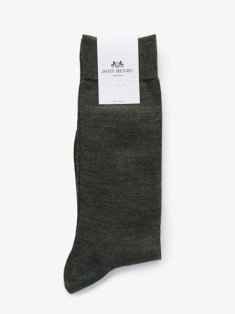 John Henric Men's Grüne Socken Size 39-42