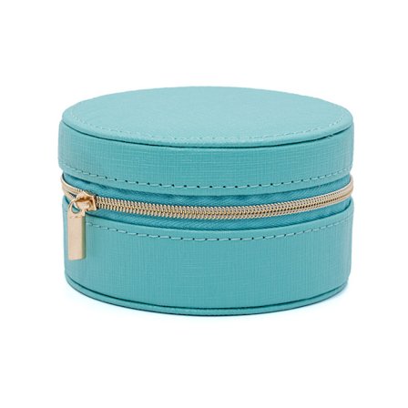 Läder smycken box förvaringsbox utsökt smycken bärbar rese kompakt mode smycken väska