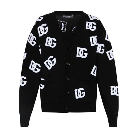 Dolce & Gabbana, Cardigans Zwart, Heren, Maat:M