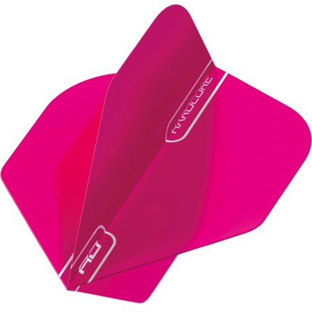 Red Dragon Darts Flights Hardcore Standard Pink 100 Micron Extra Thick 15 Pcs 5 Sets Fluorescent Dart Flights Accessories