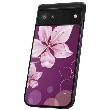 Google Pixel 6A - Deksel/Mobildeksel Hvit Blomst