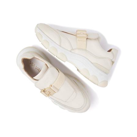 Via Vai Sneaker Vero Coco Creme , Beige , Dames , Maat: 38 EU