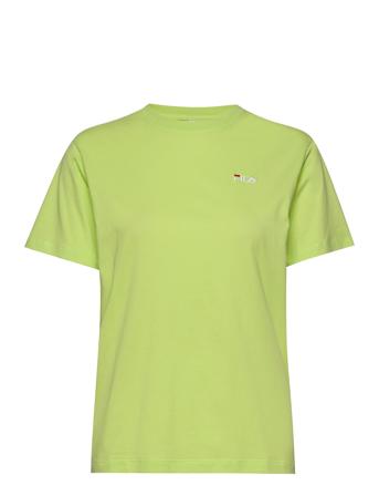 Women Eara Tee T-shirts & Tops Short-sleeved Grønn FILA*Betinget Tilbud