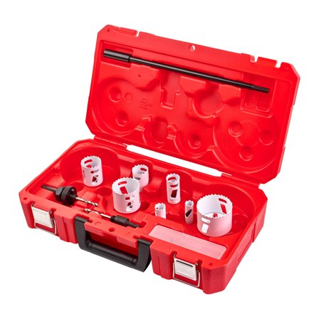 Milwaukee HOLE DOZER NO.4 Hålsågsats 12 delar, Maskintillbehör & förbrukning