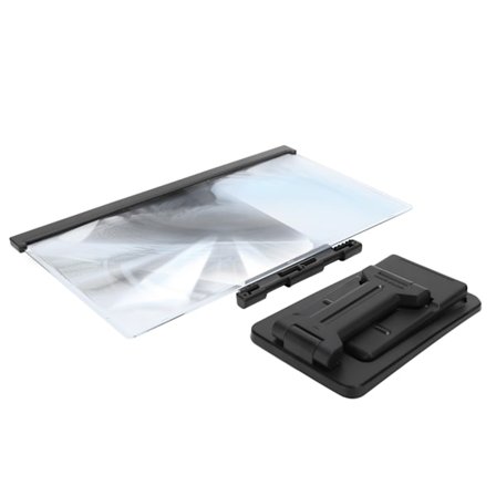 L20 12-tums mobiltelefonskärmförstärkare 3D-skrivbordsvideoförstorare med stativ