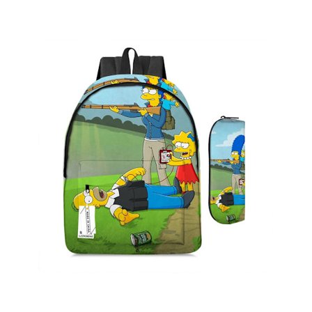 Student Ryggsäck The Simpsons Tvådelad Set-20
