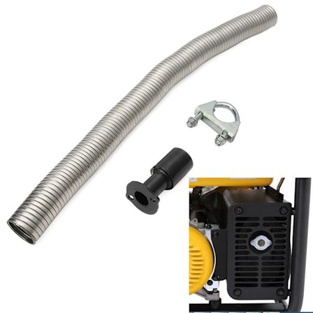 For de fleste Champion 5000 7500 9375 watt 2 fot Generator Eksosforlengelse