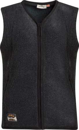 Lundhags Women's Flok Wool Pile Vest Women unlined vests Black S